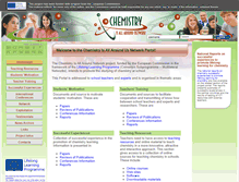 Tablet Screenshot of chemistrynetwork.pixel-online.org